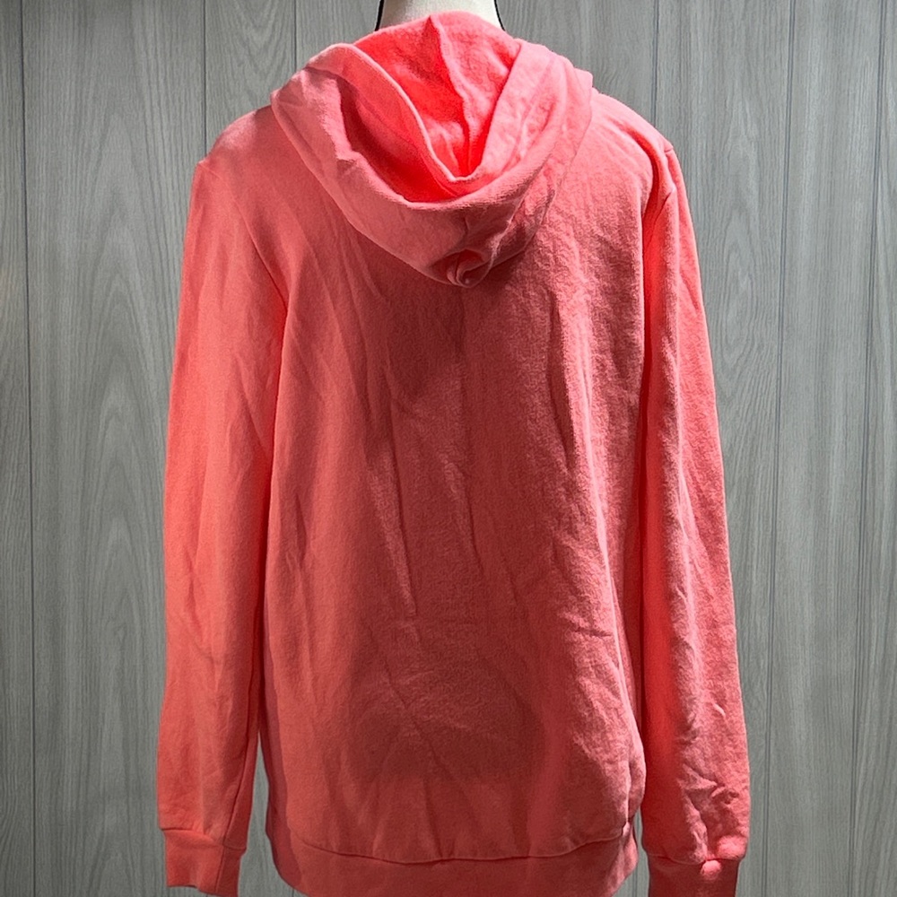 PINK Victors Secret Pink Zippered Hoodie Size Small - Picture 3 of 9